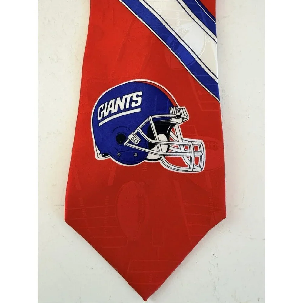 New York Giants Team NFL Men's Silk Necktie Tie 1996 Football Helmet Logo 57